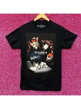 Death Note L, Light and Misa Anime T-Shirt Small